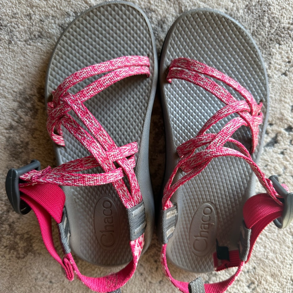 Chaco Girls Pink Sandals - Picture 2 of 6